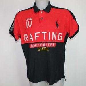 Polo by Ralph Lauren Rafting Men's XL Colorblock Custom Fit S/S Polo Shirt